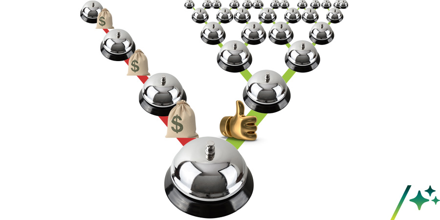 Paying is not falling in love