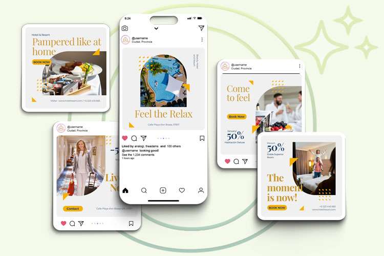 Social Media Posts for Accommodations