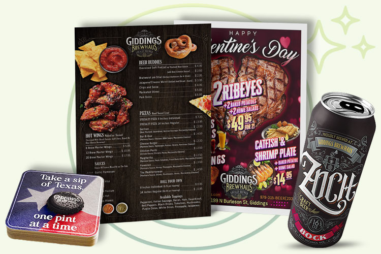 Diseño Gráfico para alojamiento y restaurantes